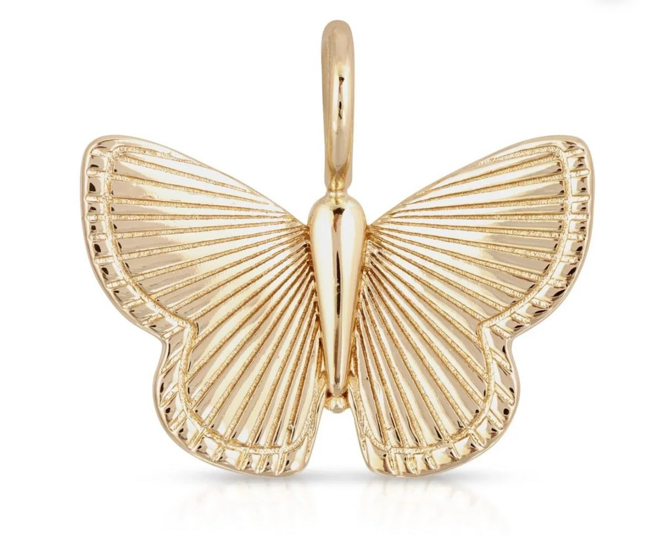 Butterfly Fluted Pendant