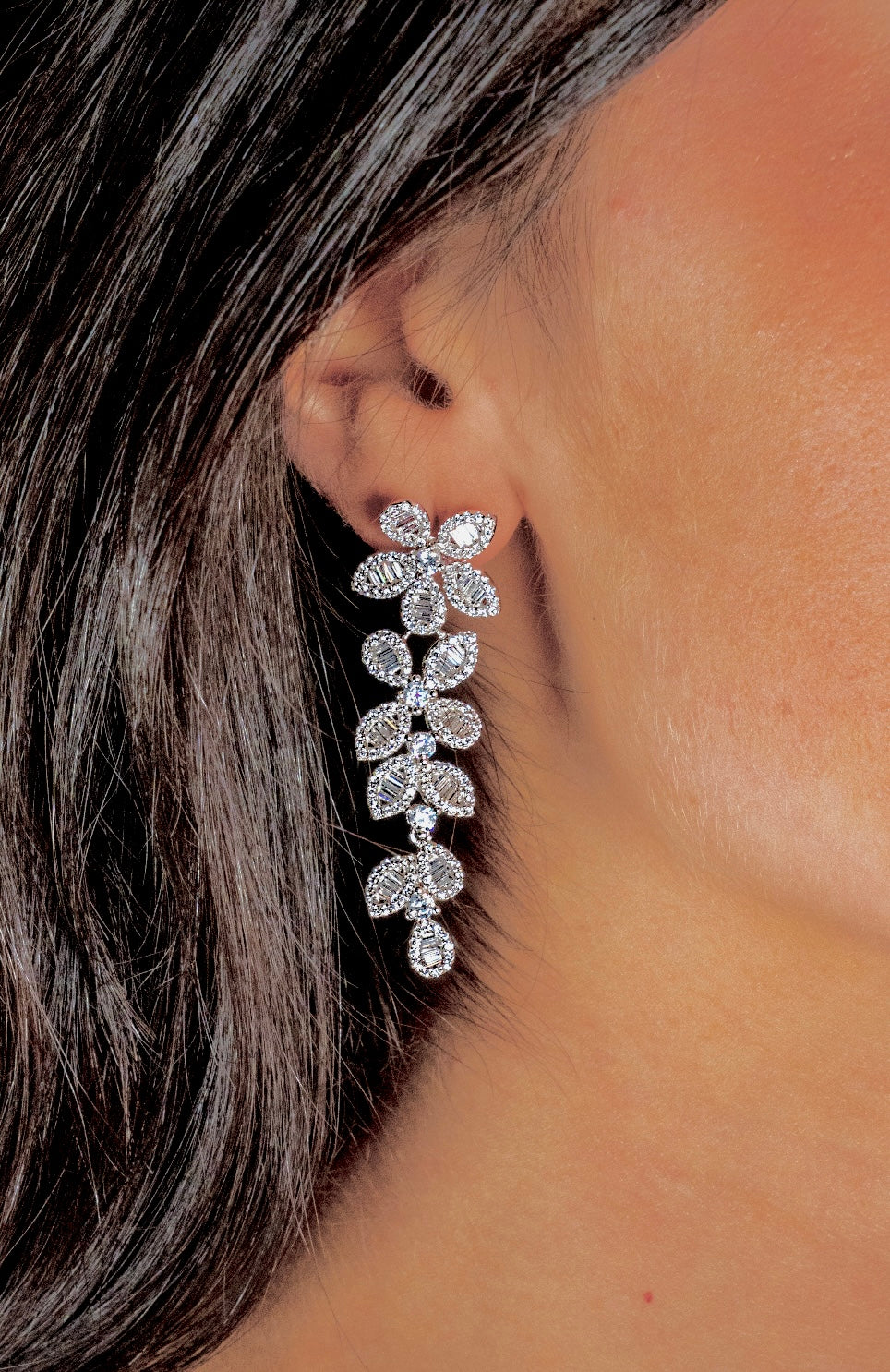 Fiona Floral Cocktail Earrings