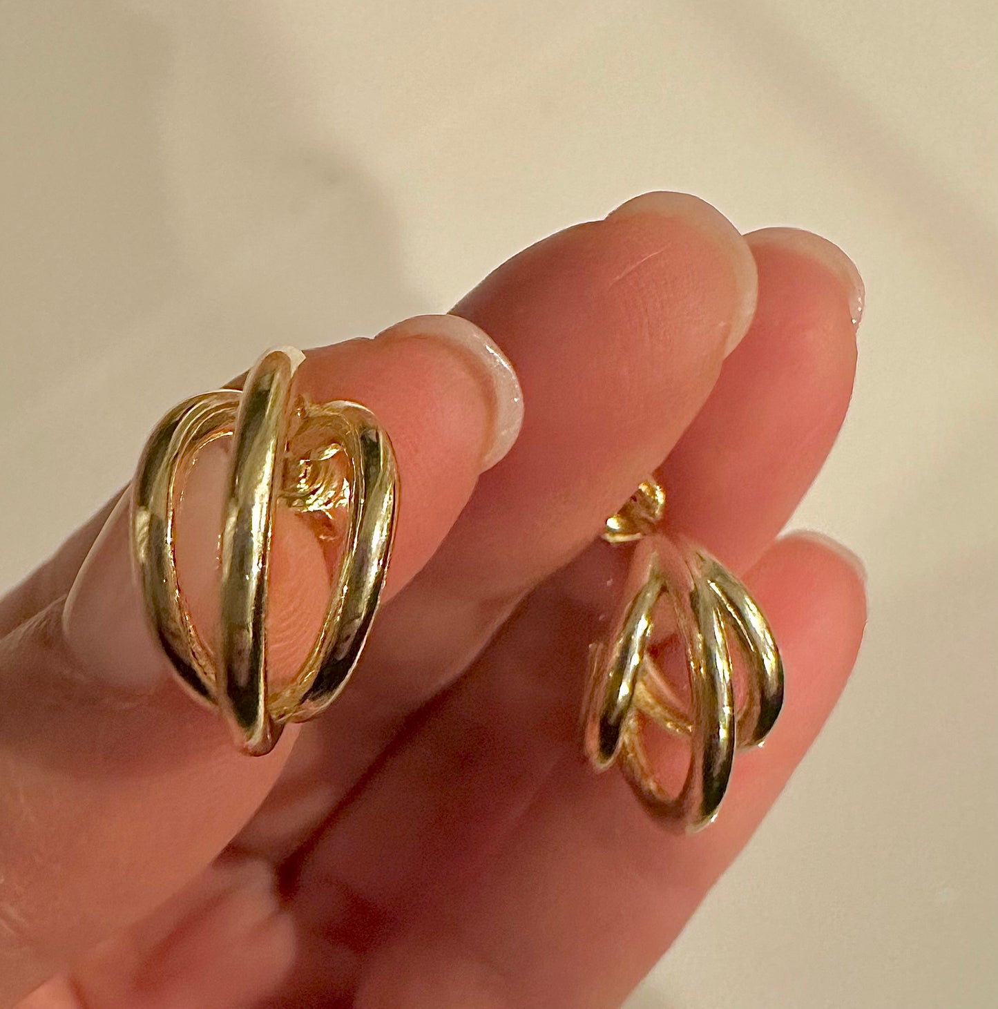 Melina Mini Triple Hoops