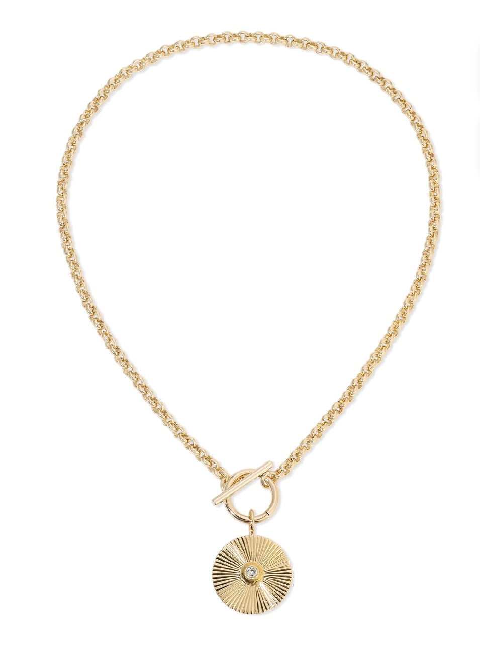 Bean Choker & Royal Toggle Pendant Stack
