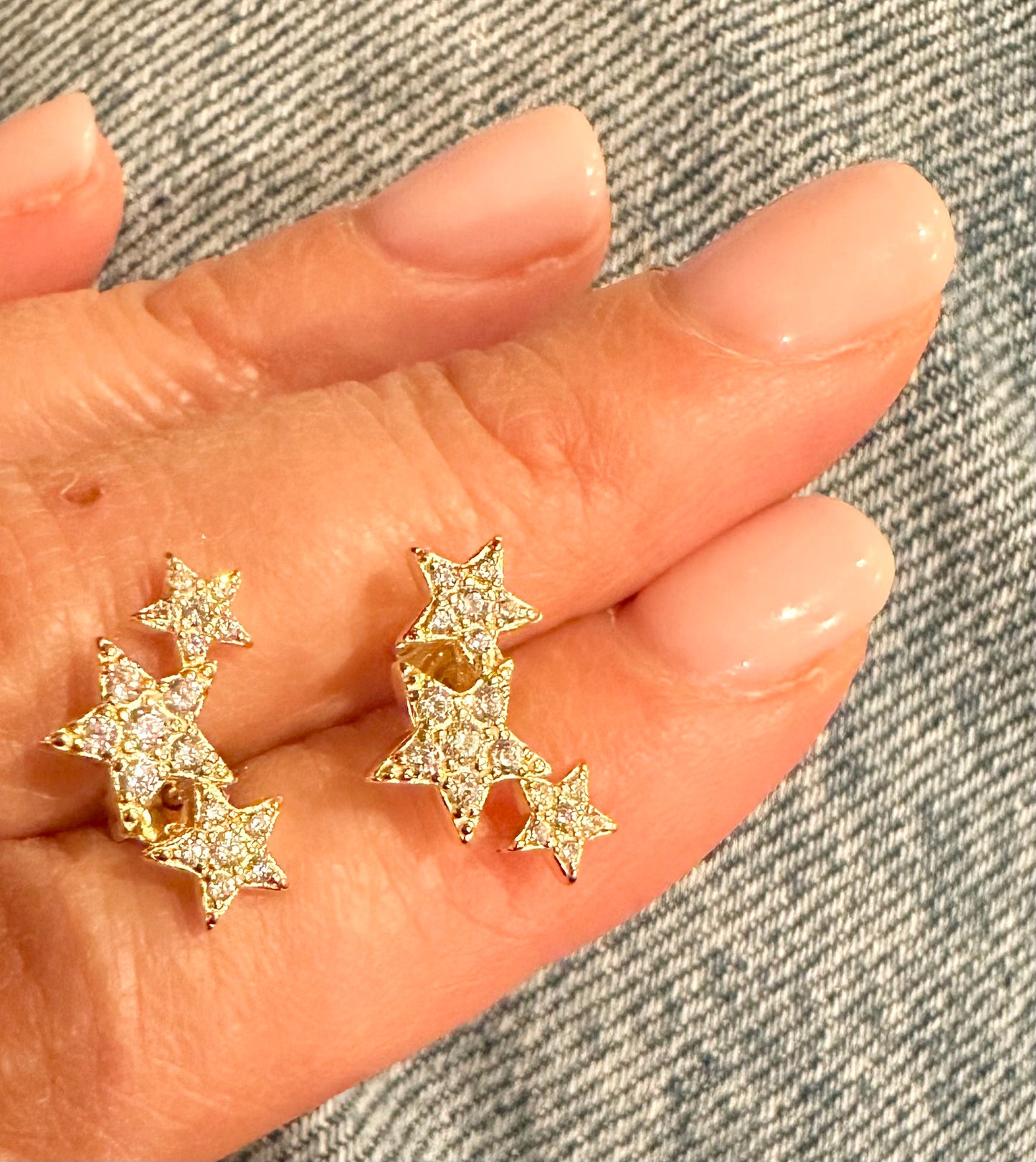 Triple Star Studs