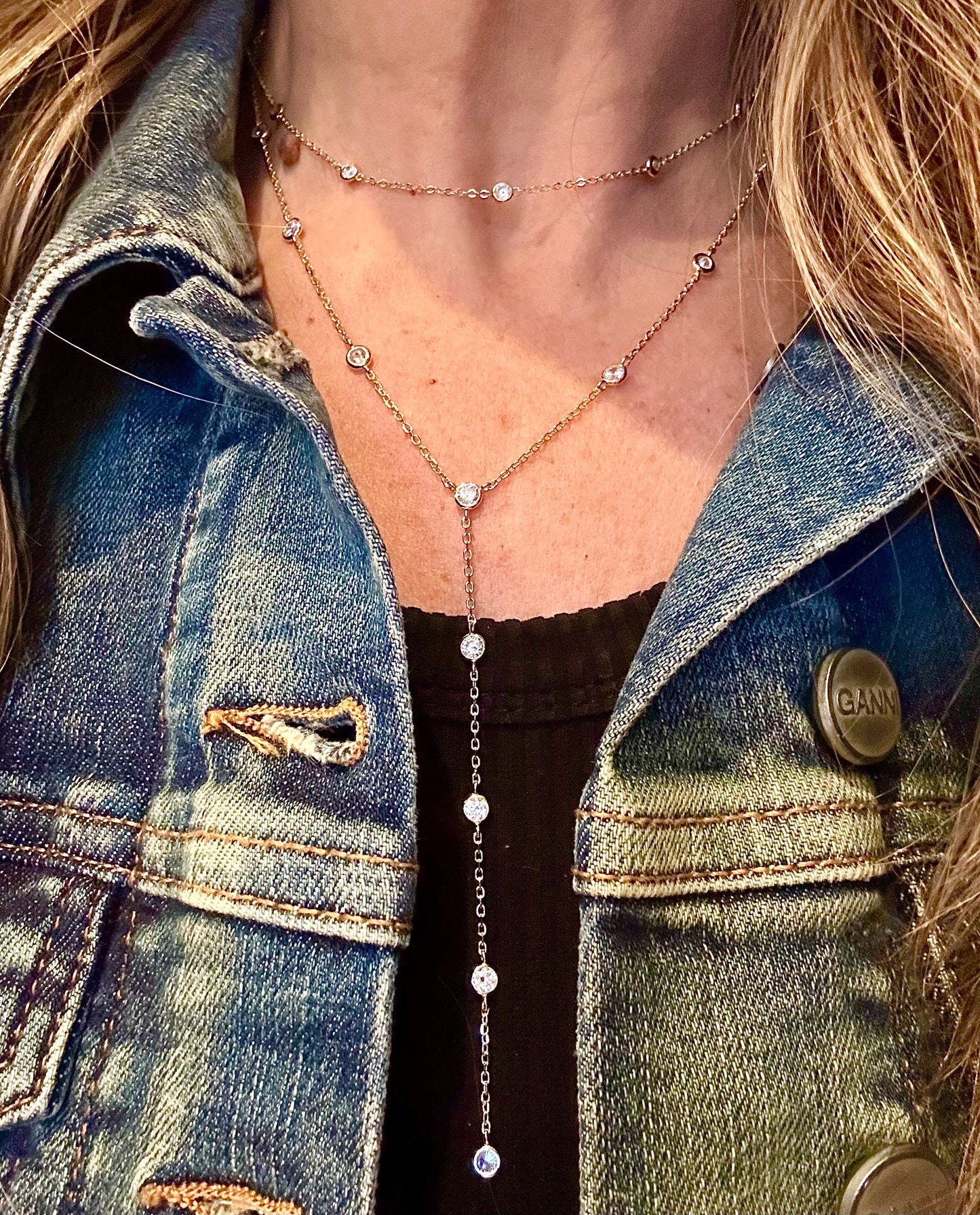 Diamonds By The Yard Choker & Lariat