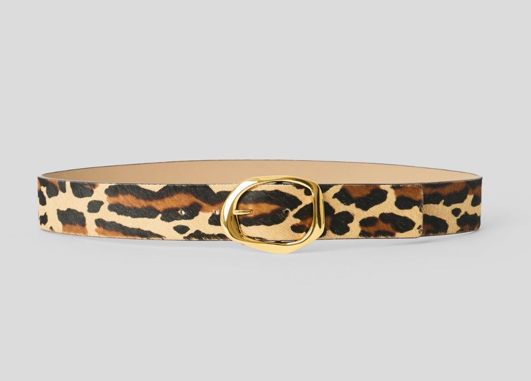 Leopard Calf Hair Belt