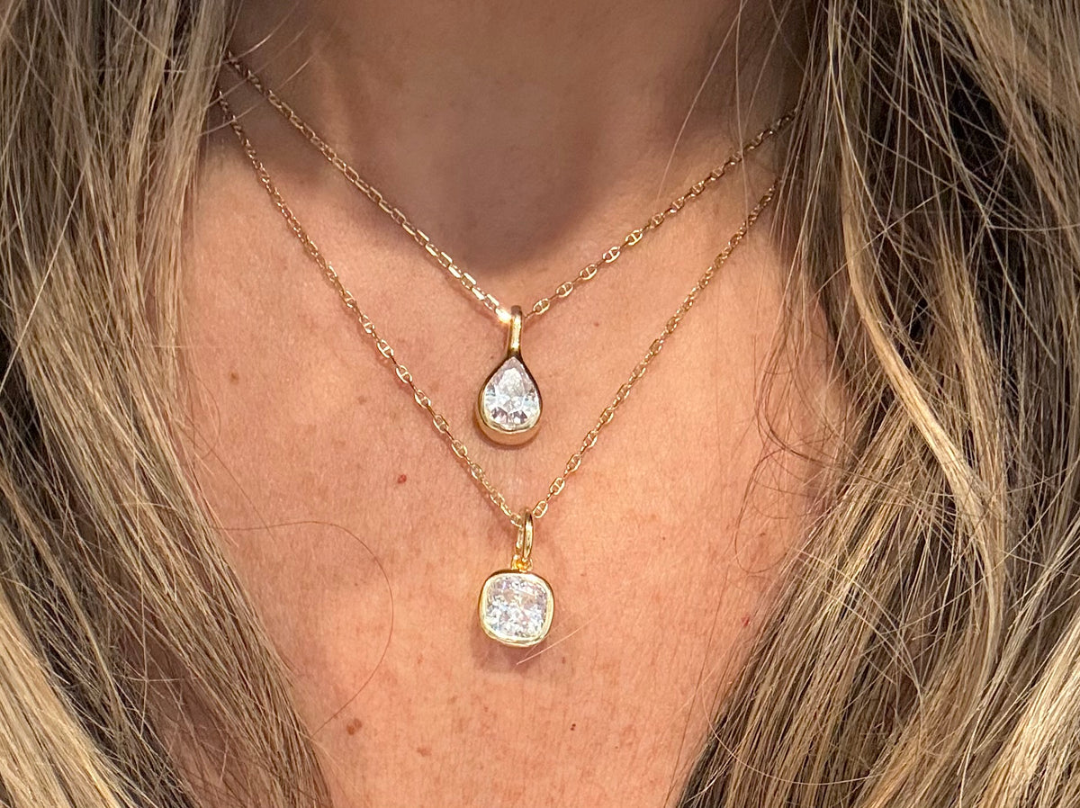 Mini Mariner Chain With Bezel Stone