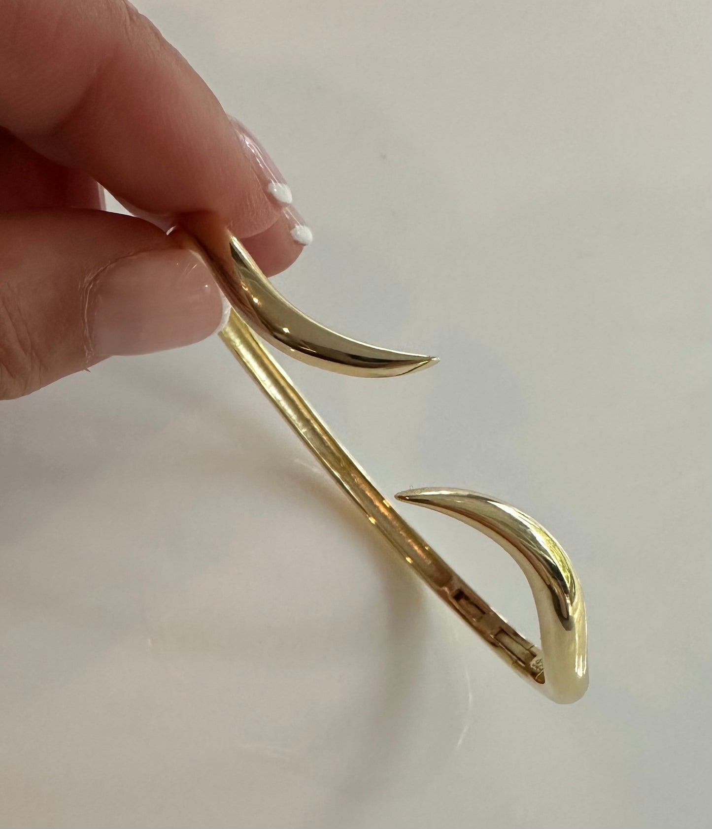 Whitney Gold Wave Bangle