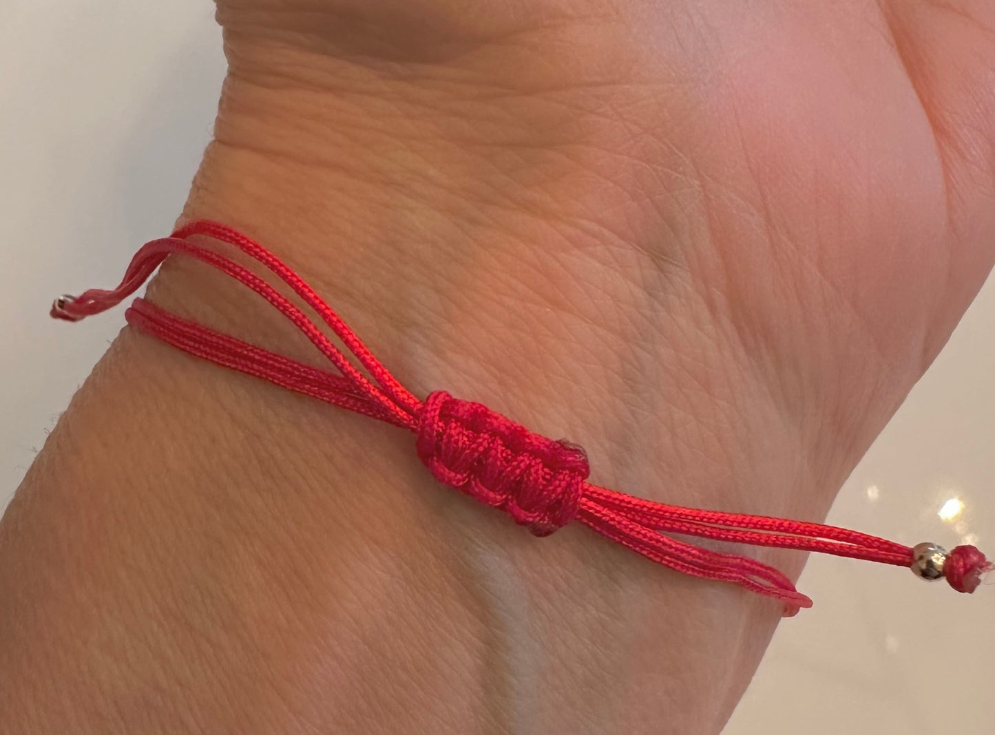 Red String Heart Bracelet
