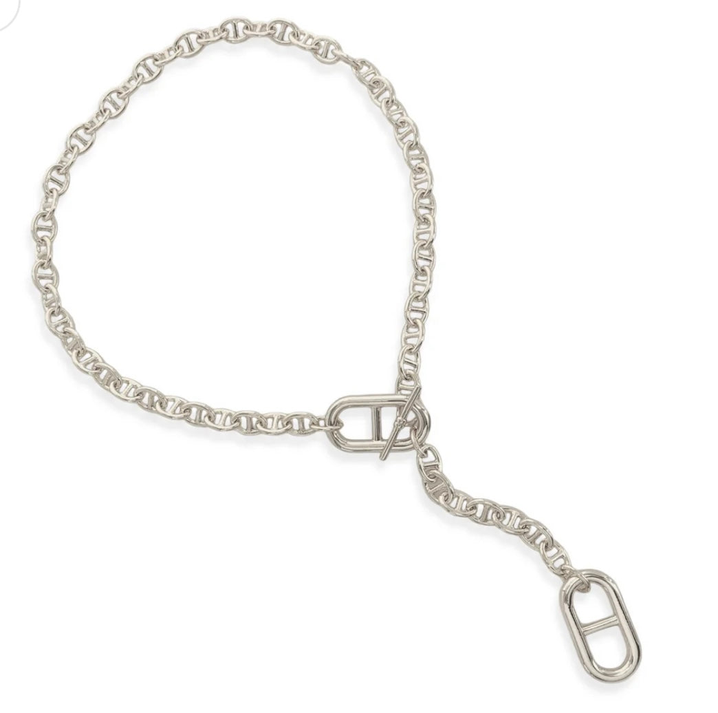 Silver Mariner Link Toggle Lariat