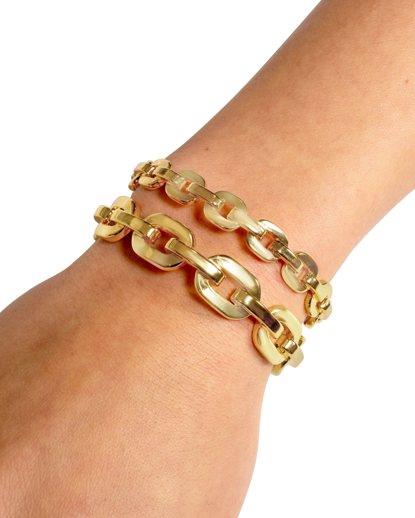 Cuff Chain Link Bracelets