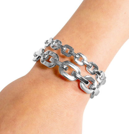 Cuff Chain Link Bracelets