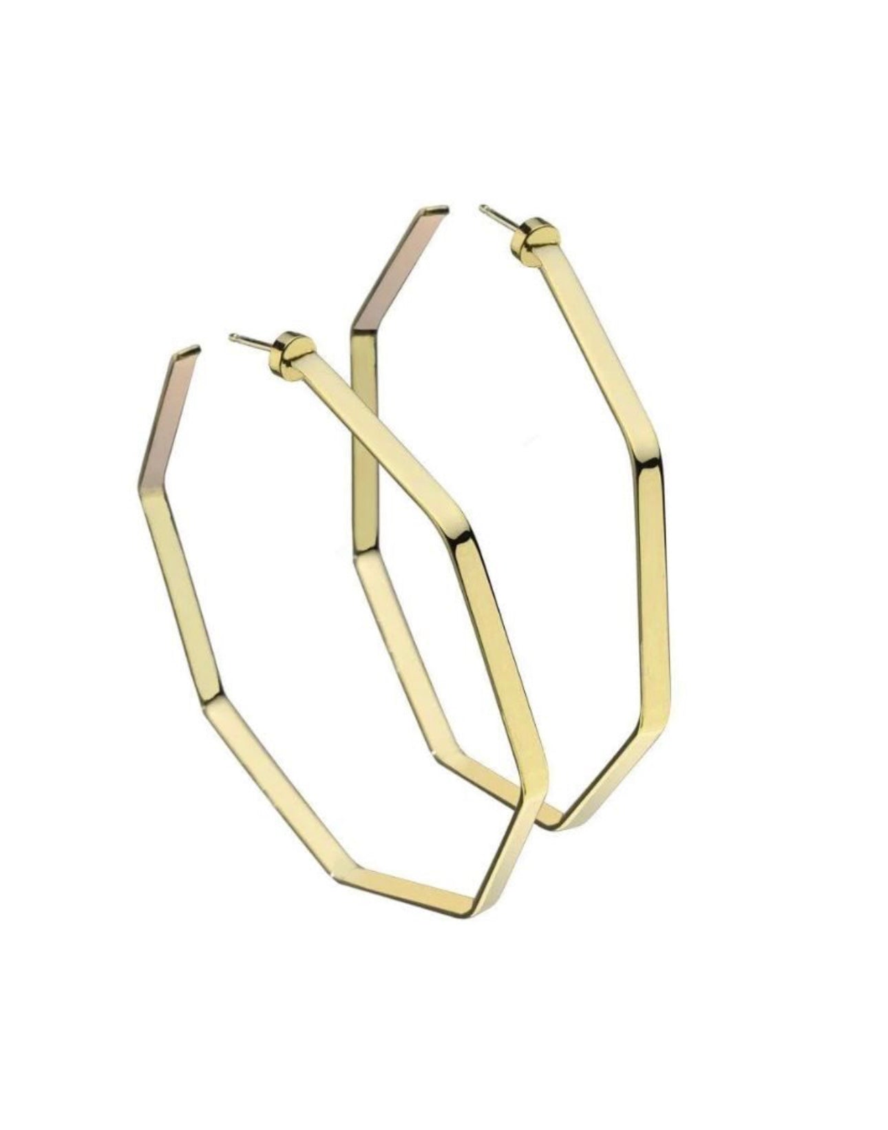 Valentina 2.5" Geometric Hoops