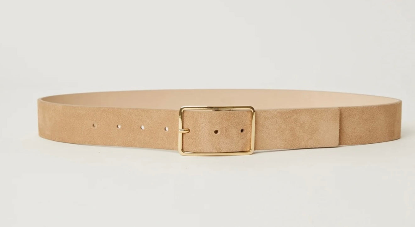 Milla Sand Suede Belt