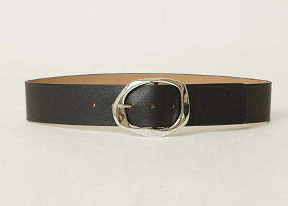 Edmond Black Leather Belt