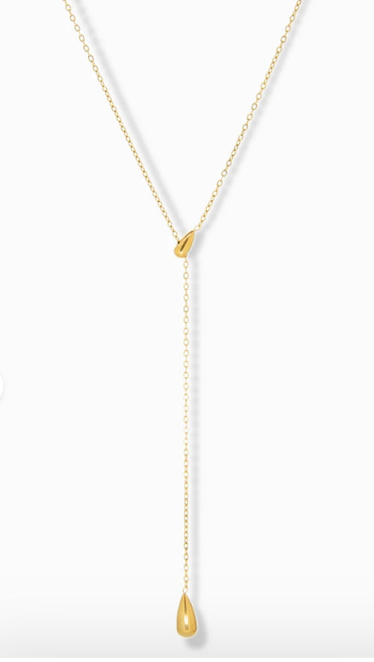 Waterproof Droplet Lariat