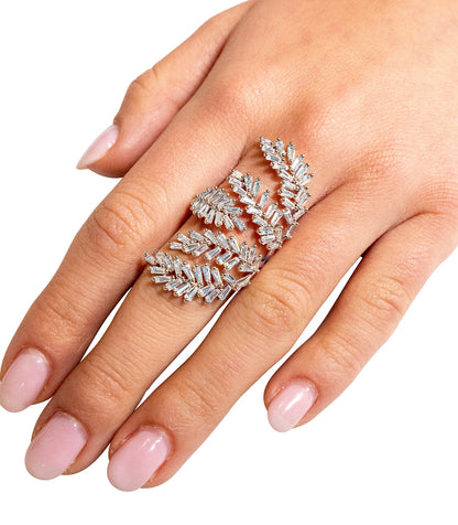 Leaf Cocktail Ring