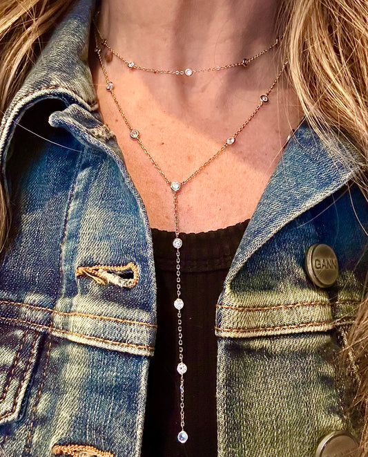 Diamonds By The Yard Choker & Lariat