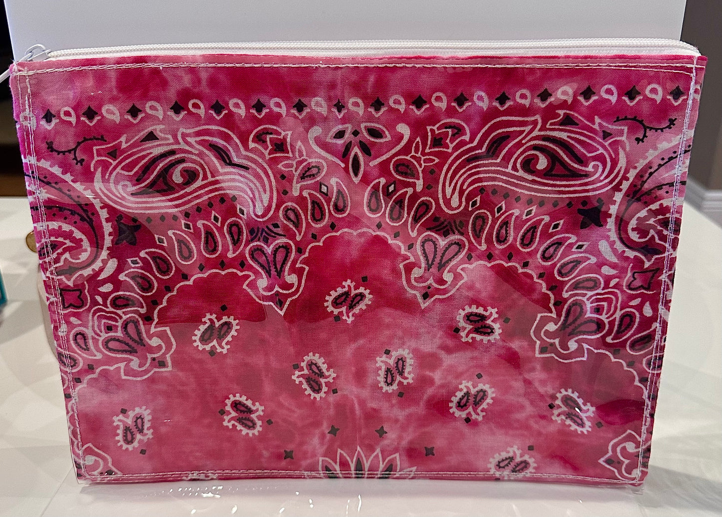 Bandana Print Cosmetics & Toiletry Case