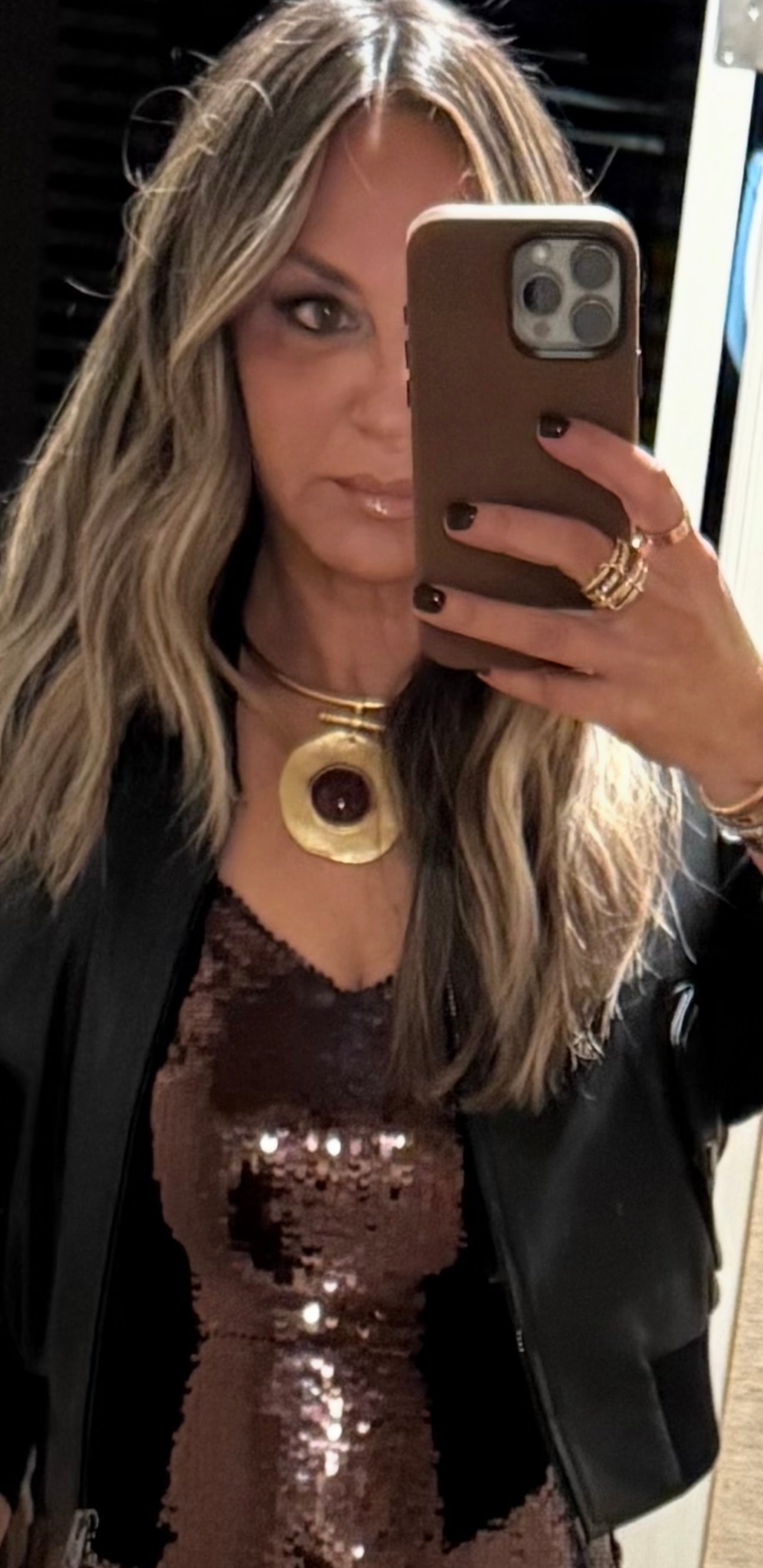 Large Pendant Stone Collar