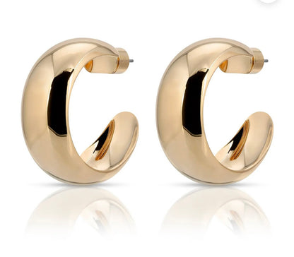 Simone Domed Hoops