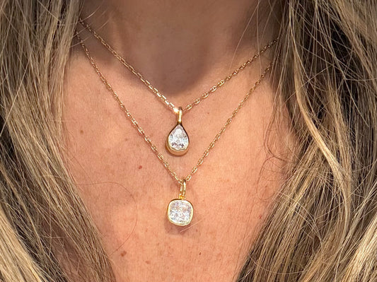 Mini Mariner Chain With Bezel Stone