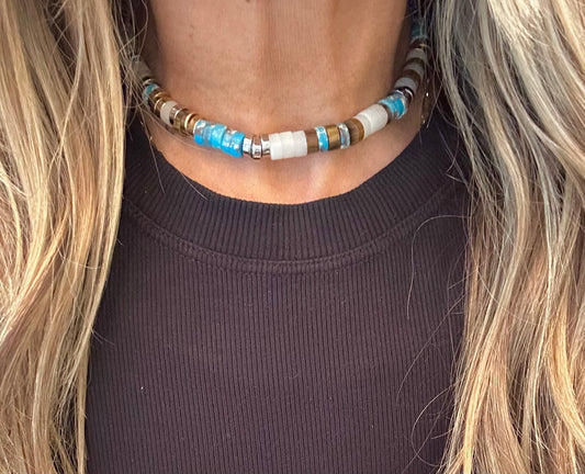 Turquoise Waters Stretch Choker