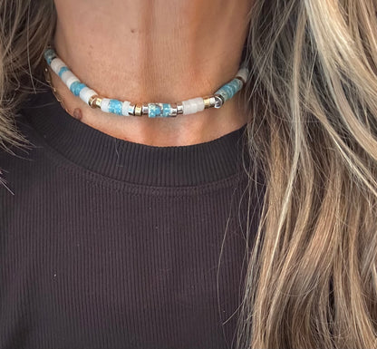 Turquoise Waters Stretch Choker