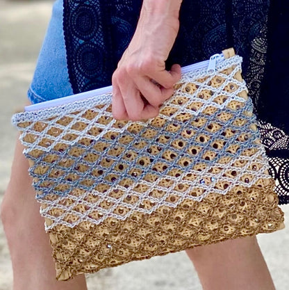 Crochet Beach Bag Pouch