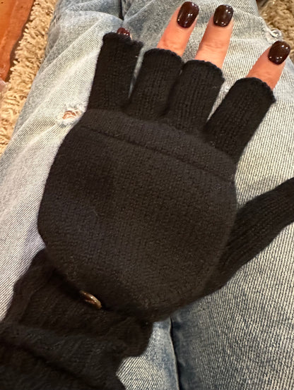 Cashmere Pop Top Gloves