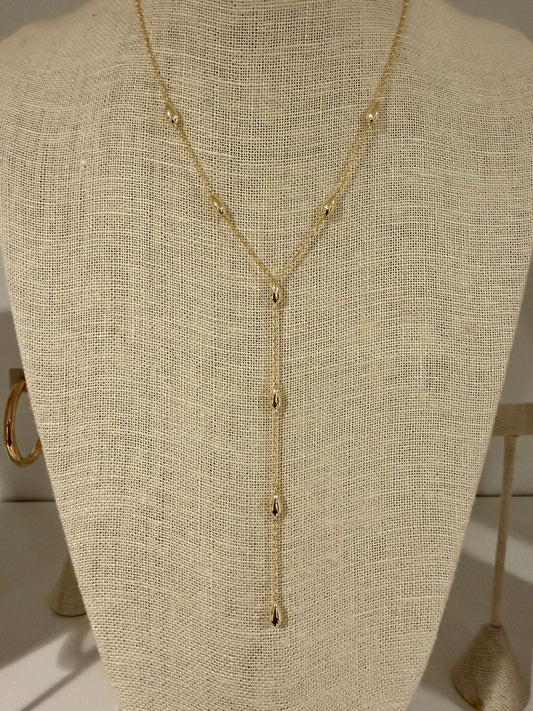 Gold Nugget Lariat